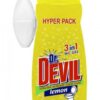 WC Devil gel 400ml s košíčkem WC gel Dr. Devil Lemon. Tekutý WC čistič svěže voní