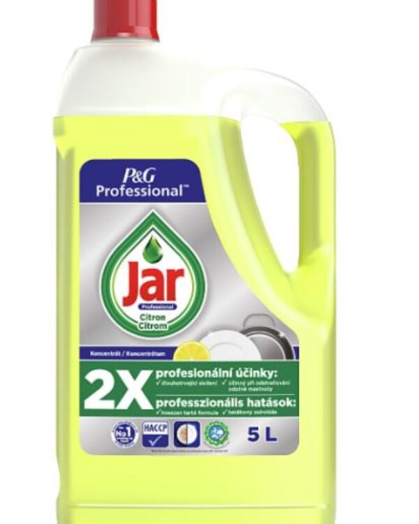 Jar Expert citron Super 5l Jar Professional Lemon tekutý prostředek na ruční mytí a odmáčení nádobí