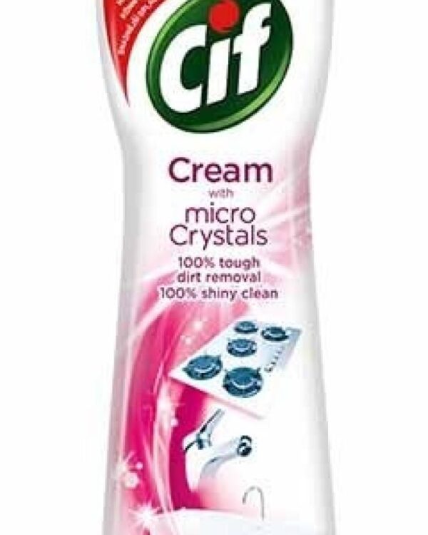 CIF cream 500ml 750gr pink Cif Cream krémový abrazivní čisticí přípravek. Snadno uvolní nečistoty a vyčistí i zdánlivě nevyčistitelné v celém domě