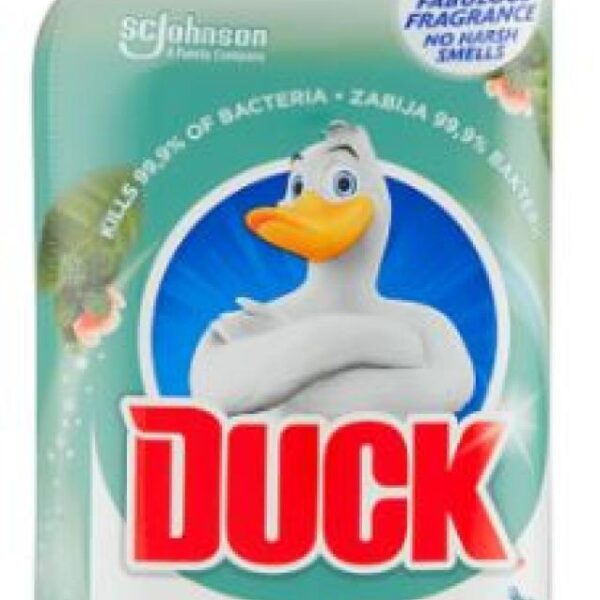 WC Duck tekutý gel 750ml Máta WC gel Dr. Devil Lemon. Tekutý WC čistič svěže voní