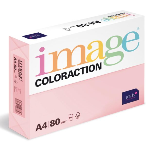 Papír barevný Color A4/80gr Tropic pastelově růžový OPI74 Kvalitní multifunkční barevný kopírovací papír vyznačující se výbornou potiskovatelností a perfektním rozložením barevných pigmentů.
