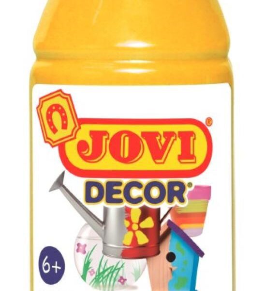 Barvy akrylové JOVI jovidecor 250ml žlutá - 68002 JOVI DECOR AKRYL je kvalitní akrylová barva na vodní bázy