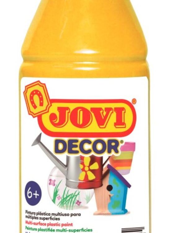 Barvy akrylové JOVI jovidecor 250ml žlutá - 68002 JOVI DECOR AKRYL je kvalitní akrylová barva na vodní bázy