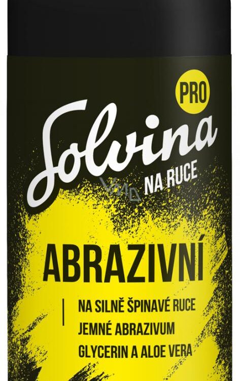 Solvina PROFI abrazivní 450g Tekutá mycí pasta na ruce s aloe vera