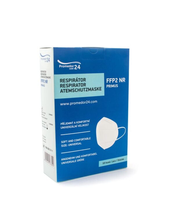 Český respirátor FFP2 Promedor Premium Primus 5vrstvý ČESKÁ VÝROBA -FILTRUJE VÍCE NEŽ 95% BAKTERIÍ A VIRŮ - VHODNÝ NA COVID-19 !