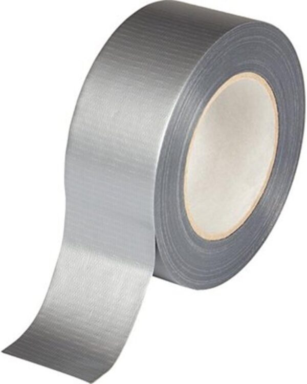Lepicí páska 48x50m pogumovaná stříbrná Univerzální jednostranně lepící páska
