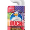 WC Duck tekutý gel 750ml Tropical DUCK WC tekutý čistič Tropical Summer dodá vaší toaletě dokonalou svěžest. Umožňuje lepší dosah pod obrubou WC mísy díky unikátnímu hrdlu výrobku. Čistí