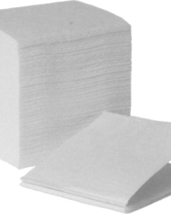 Toaletní papír skládaný PapLine bílý 2vrs. 19x11cm/225útržků Skládaný toaletní papír.