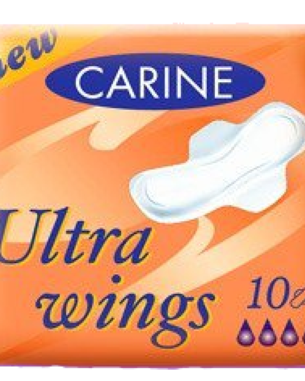 Dámské vložky Carine ultra s křidélky 9ks Carine Ultra Wings hygienické vložky s křidélky. Ultra tenké jednotlivě balené vložky s křidélky s vysokou absorpční schopností.