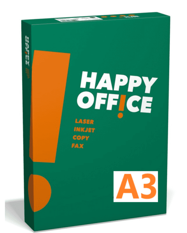 HAPPY OFFICE A3/80gr xerografický papír/500listů Kancelářský papír pro laserové