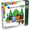 Stavebnice magnetická Magna Tiles Zvířátka v lese 25ks Vydejte se na procházku do divočiny mezi lesní zvířátka. Nová sada Forest animals je navržena pro hodiny zábavy v nádherné divoké přírodě se čtyřmi lesními zvířecími kamarády - mýval